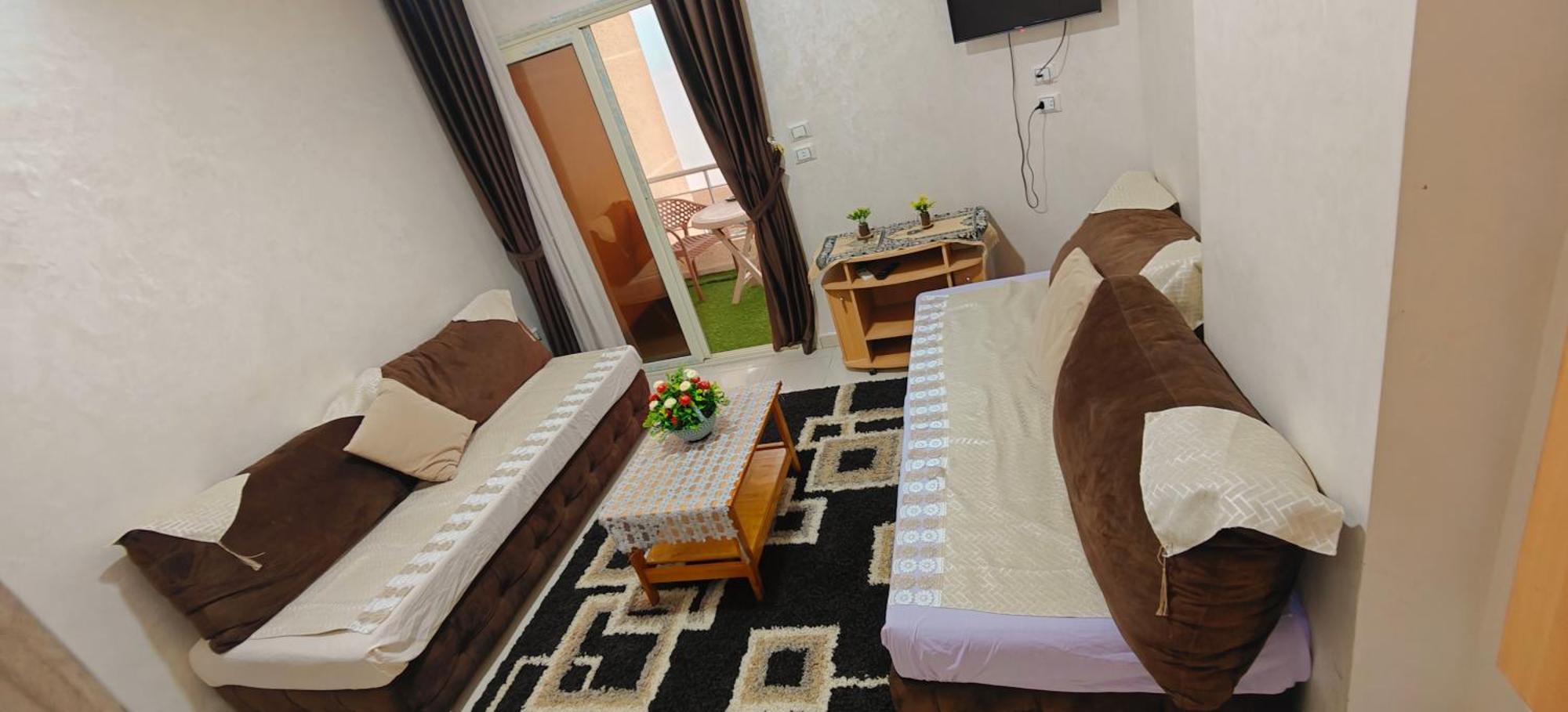 Casablanca Beach Direct Sea View Tow Bedroom Apartment フルガダ エクステリア 写真