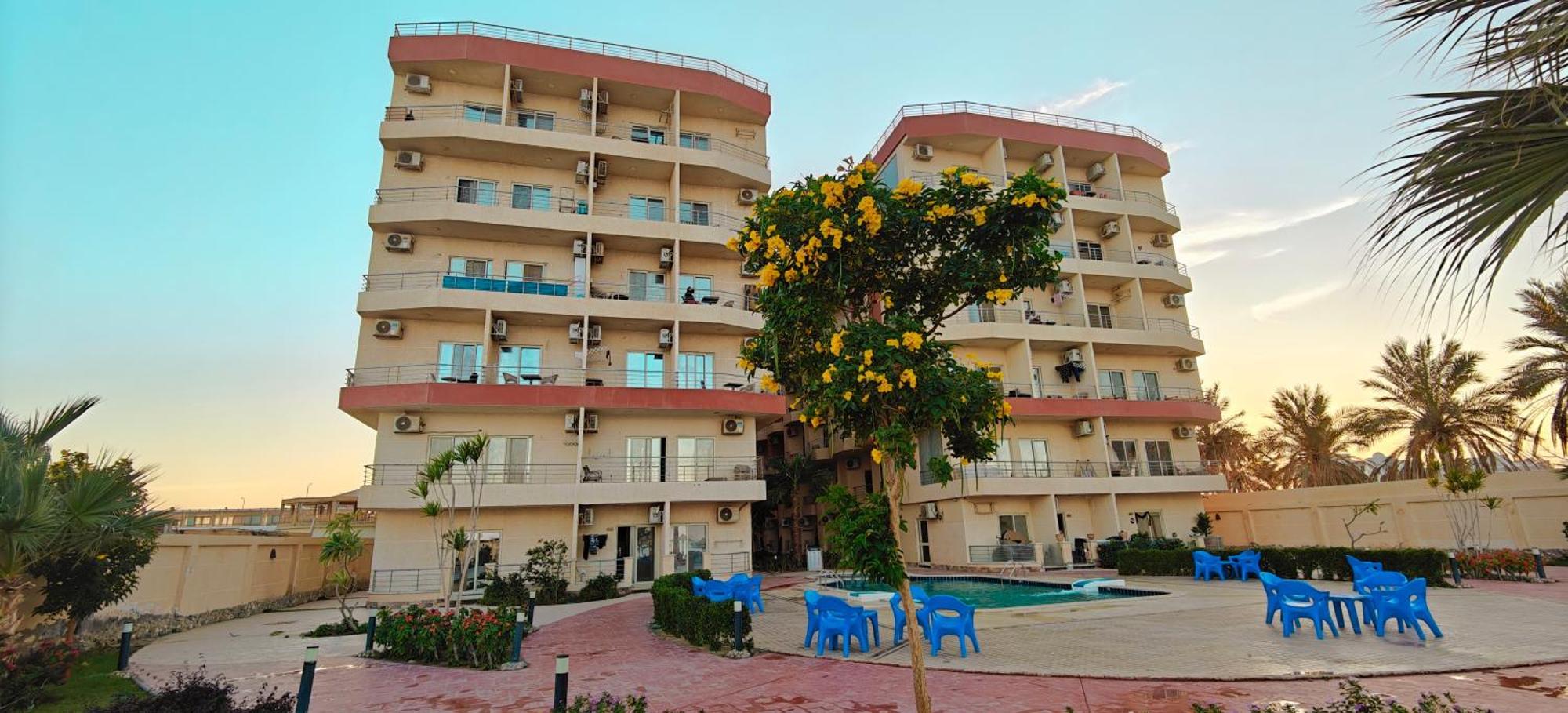 Casablanca Beach Direct Sea View Tow Bedroom Apartment フルガダ 部屋 写真