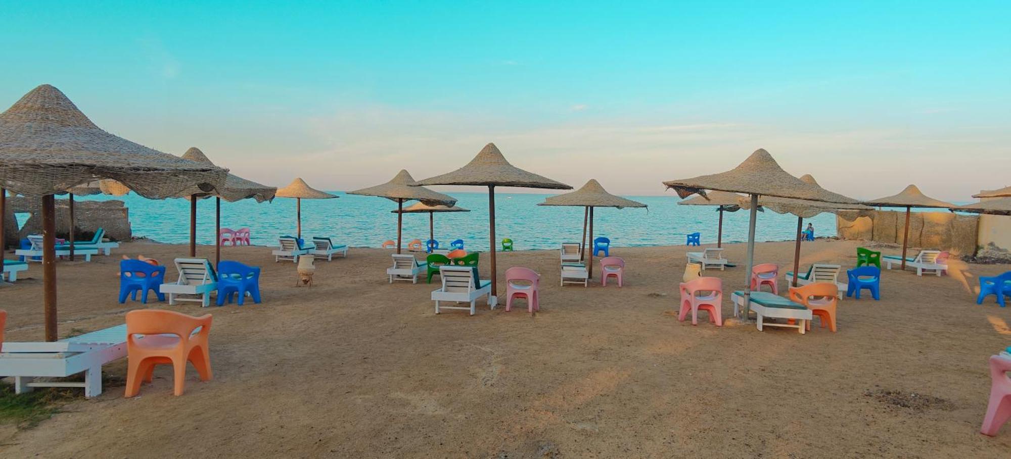 Casablanca Beach Direct Sea View Tow Bedroom Apartment フルガダ 部屋 写真