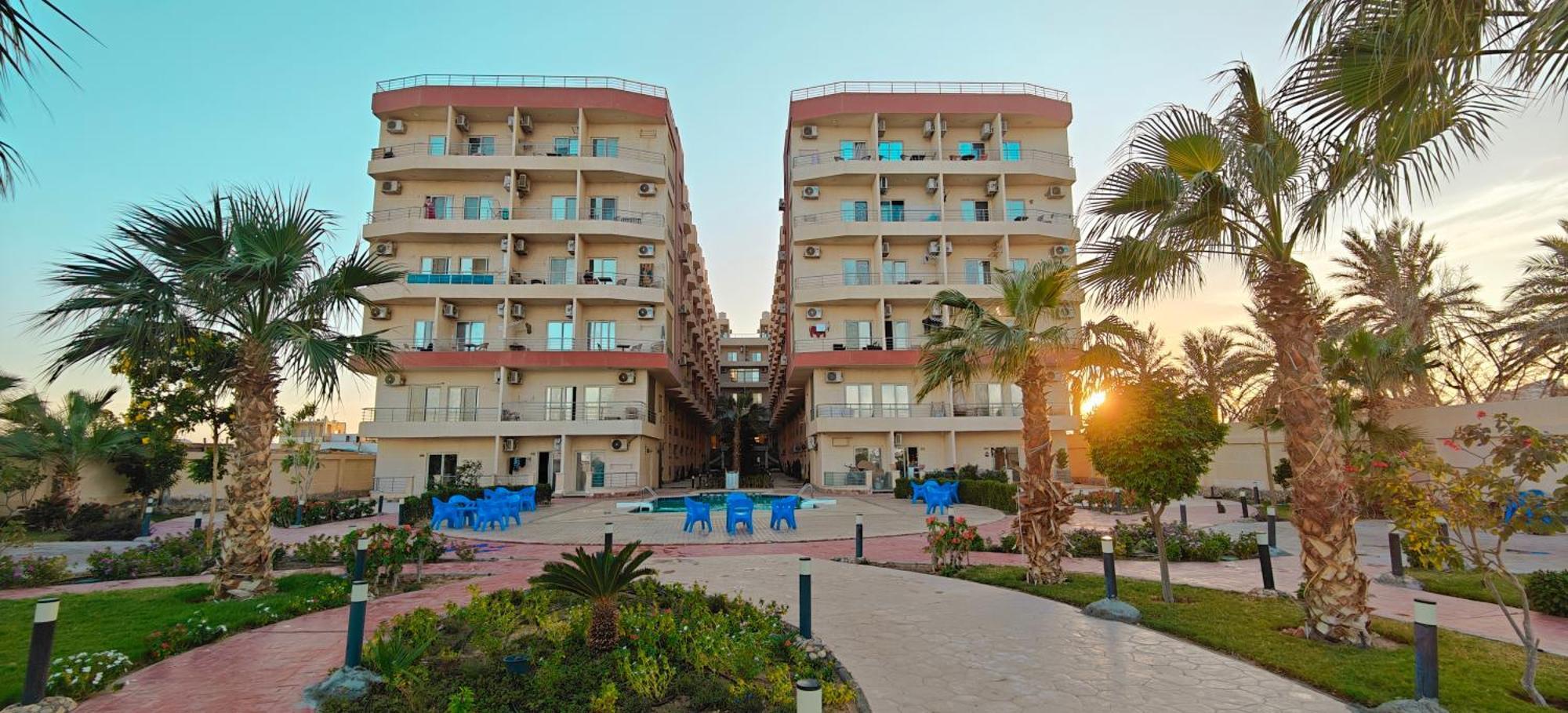 Casablanca Beach Direct Sea View Tow Bedroom Apartment フルガダ 部屋 写真